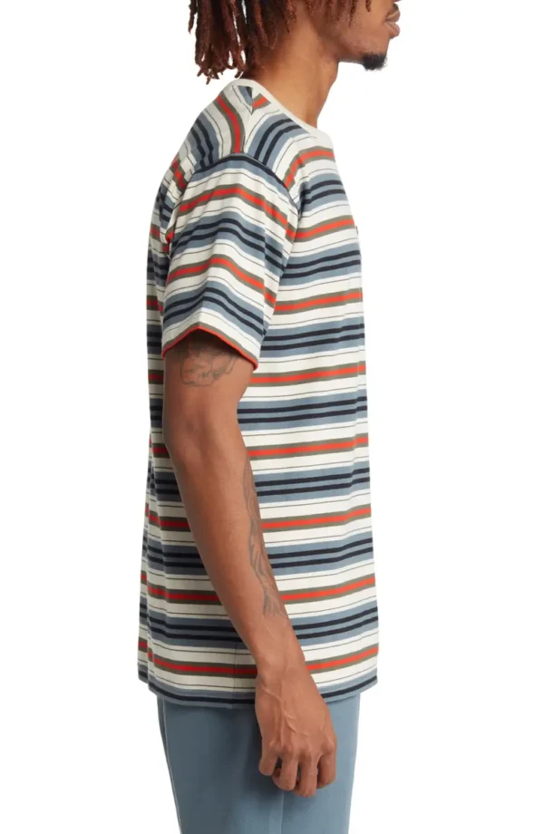 VANS - Bexley Stripe Cotton T-Shirt - Image 3