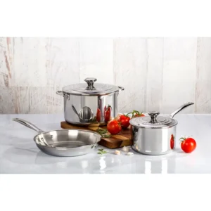 LE CREUSET – 5-Piece Stainless Steel Cookware Set