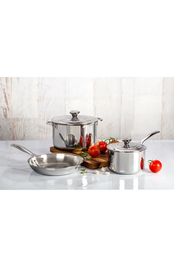 LE CREUSET - 5-Piece Stainless Steel Cookware Set - Image 2