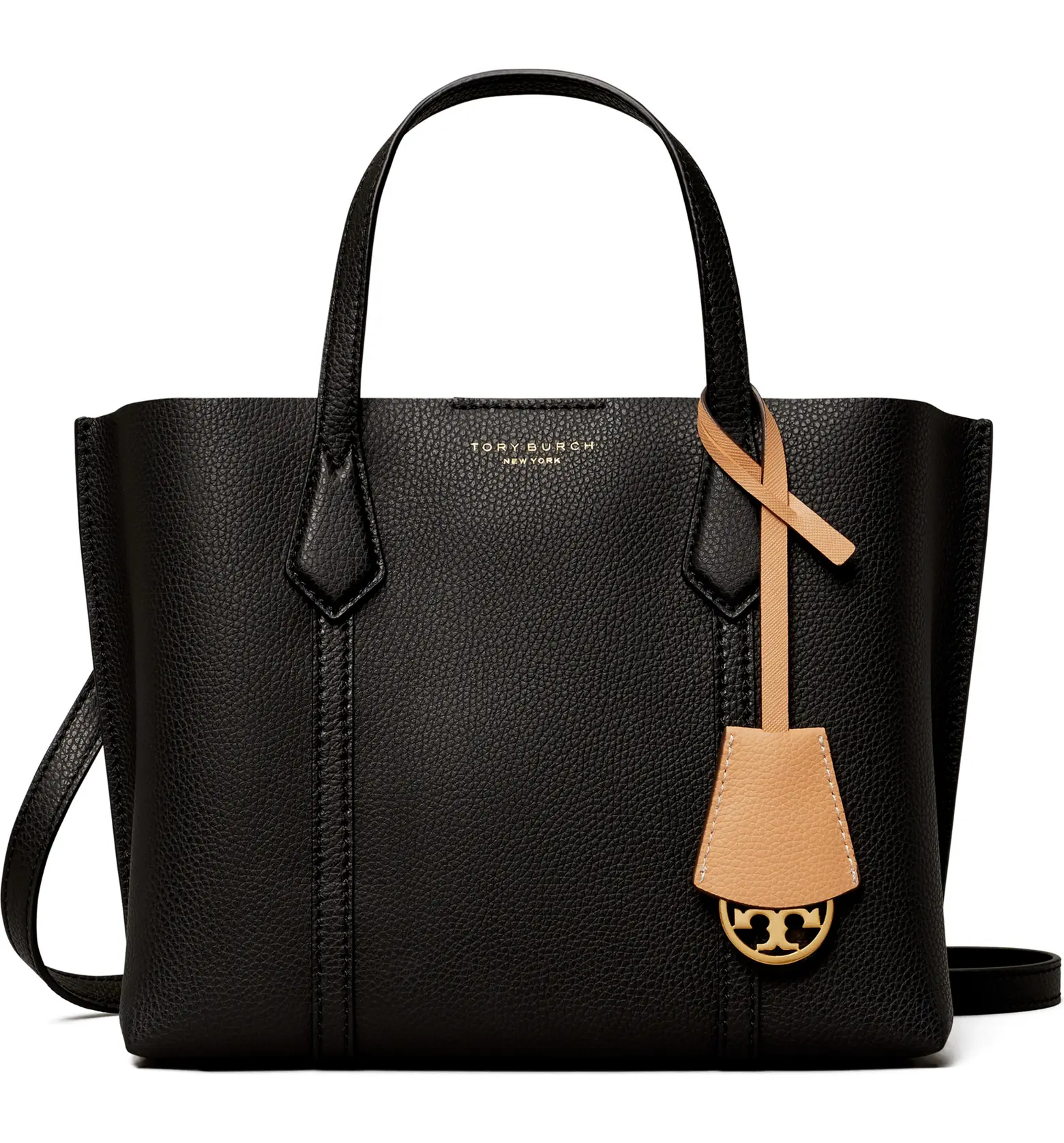 TORY BURCH – Perry Small Triple Compartment Leather Tote (GROUP BUY)