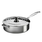 LE CREUSET – 4.5-Quart Stainless Steel Saut? Pan with Lid