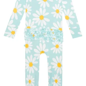 POSH PEANUT - Carolyn Floral Fitted Footie Pajamas