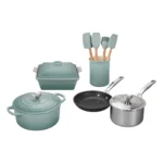 LE CREUSET – 12-Piece Mixed Material Cookware Set