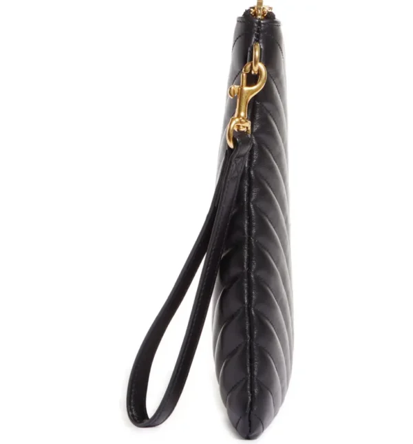 SAINT LAURENT - YSL Monogram Matelass? Leather Tablet Pouch - Image 4