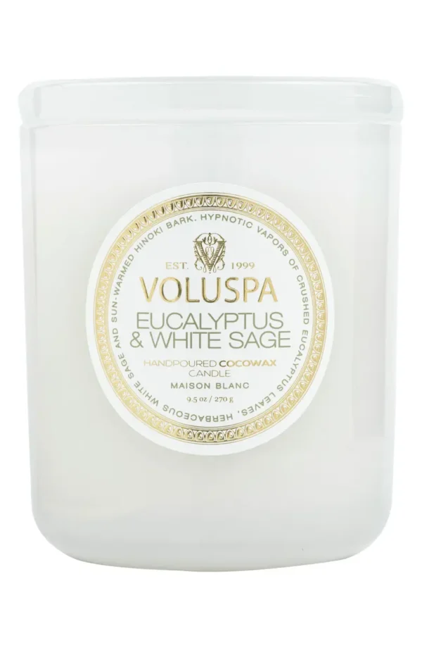 VOLUSPA - Eucalyptus & White Sage Classic Candle - Image 4