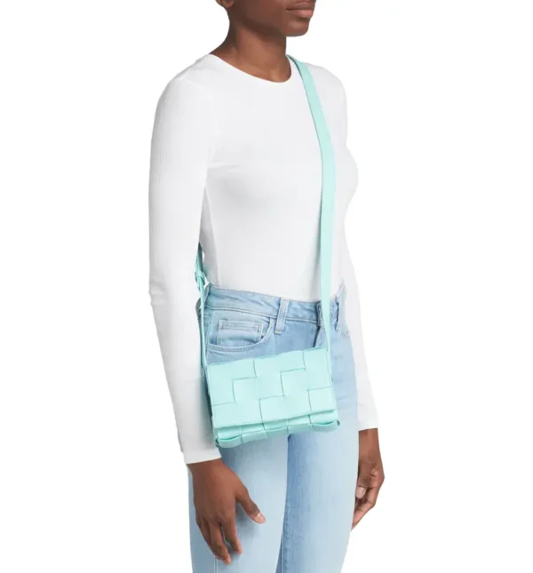 BOTTEGA VENETA - Small Intrecciato Leather Cassette Crossbody Bag - Image 11