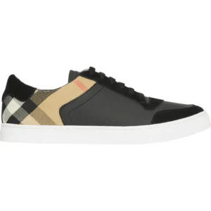 BURBERRY – New Reeth Check Trim Low Top Sneaker (Men)