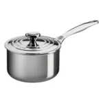 LE CREUSET – 3-Quart Stainless Steel Saucepan with Lid