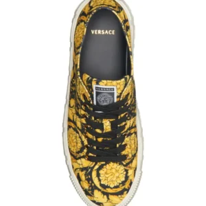 VERSACE – Greca Barocco Print Low Top Sneaker (Men)