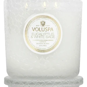 VOLUSPA - Eucalyptus & White Sage 3-Wick Luxe Candle