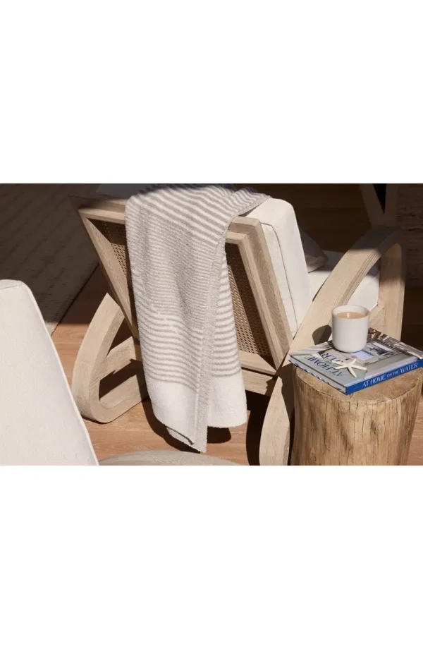 BAREFOOT DREAMS? - CozyChic? Split Stripes Throw Blanket - Image 5