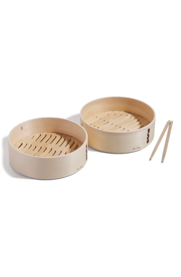 OUR PLACE - Set of 2 Spruce Steamer Baskets - Image 2