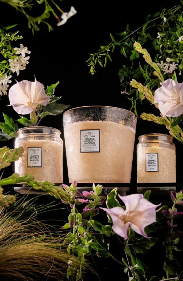 VOLUSPA - Jasmine Midnight Blooms 5-Wick Hearth Candle - Image 2
