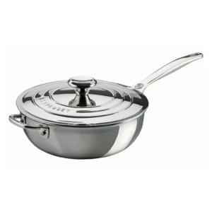 LE CREUSET - 3.5-Quart Stainless Steel Saucier with Lid