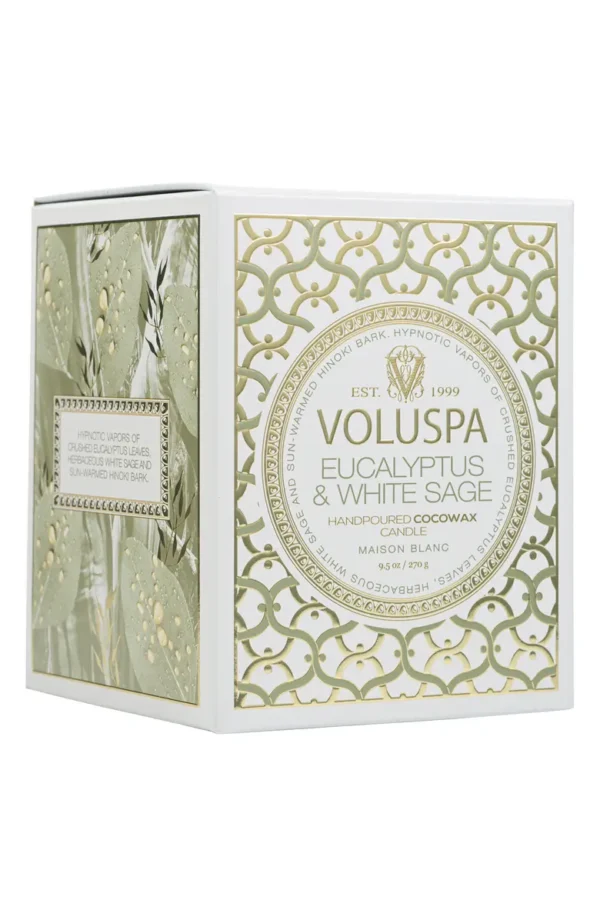 VOLUSPA - Eucalyptus & White Sage Classic Candle - Image 7