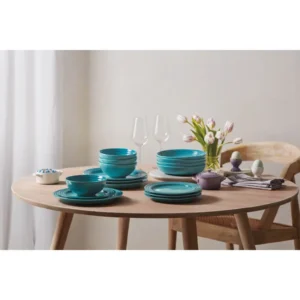 LE CREUSET – Set of 4 10 1/2-Inch Dinner Plates