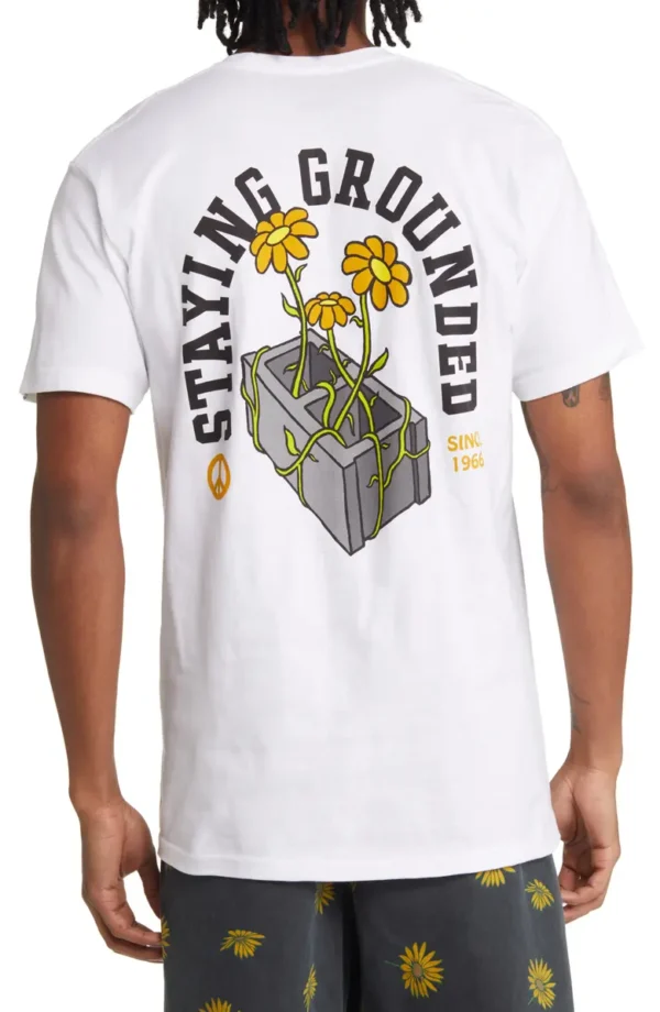 VANS - Staying Grounded Cotton Graphic Tee - Image 5