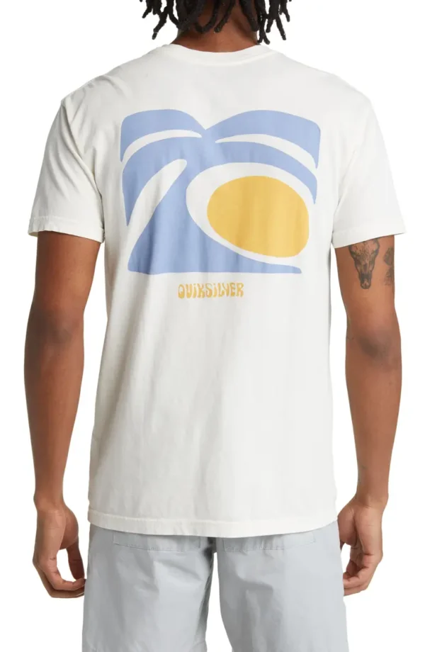 QUIKSILVER - Arts in Palms Cotton Graphic T-Shirt - Image 5