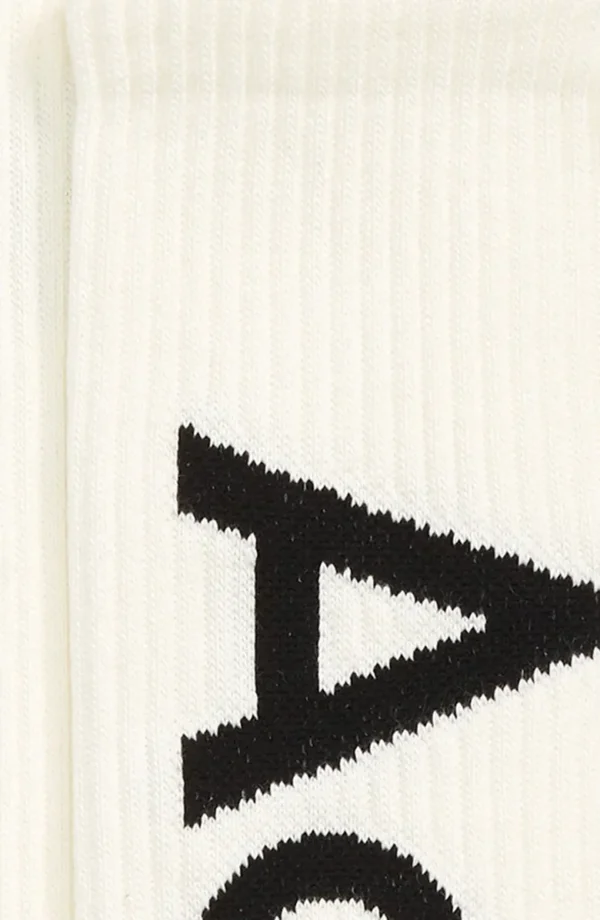 ACNE STUDIOS - Logo Rib Socks - Image 6