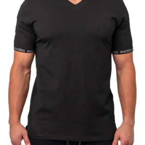 MACEOO - Vivaldi V-Neck Cotton T-Shirt