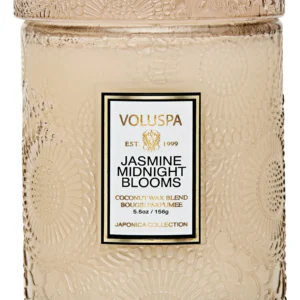 VOLUSPA -Jasmine Midnight Blooms Small Jar Candle