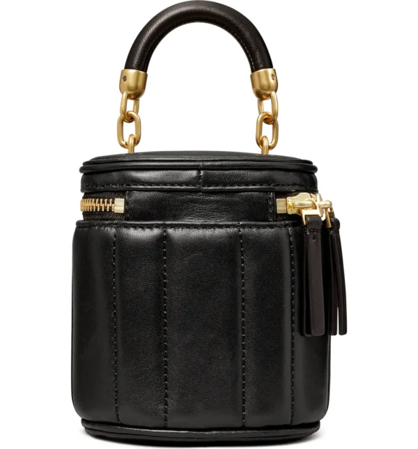 TORY BURCH - Mini Kira Quilted Leather Vanity Case - Image 6