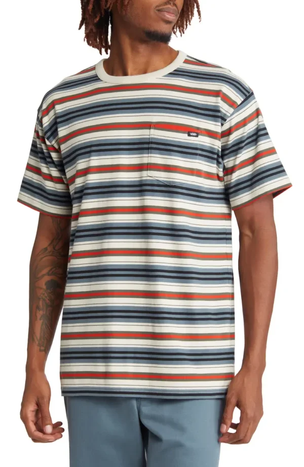 VANS - Bexley Stripe Cotton T-Shirt