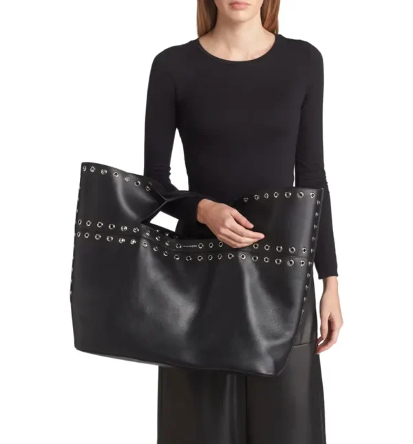 ALEXANDER MCQUEEN - The Large Bow Eyelet Leather Tote (GROUP BUY) - Image 5