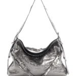 GIVENCHY – Medium Voyou Metallic Leather Hobo