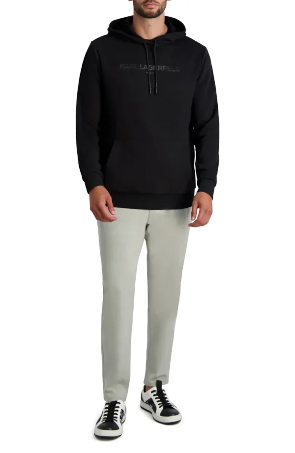 KARL LAGERFELD PARIS - Embossed Logo Hoodie - Image 2