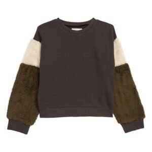 Nordstrom – Kids’ Mixed Media Stripe Sweatshirt