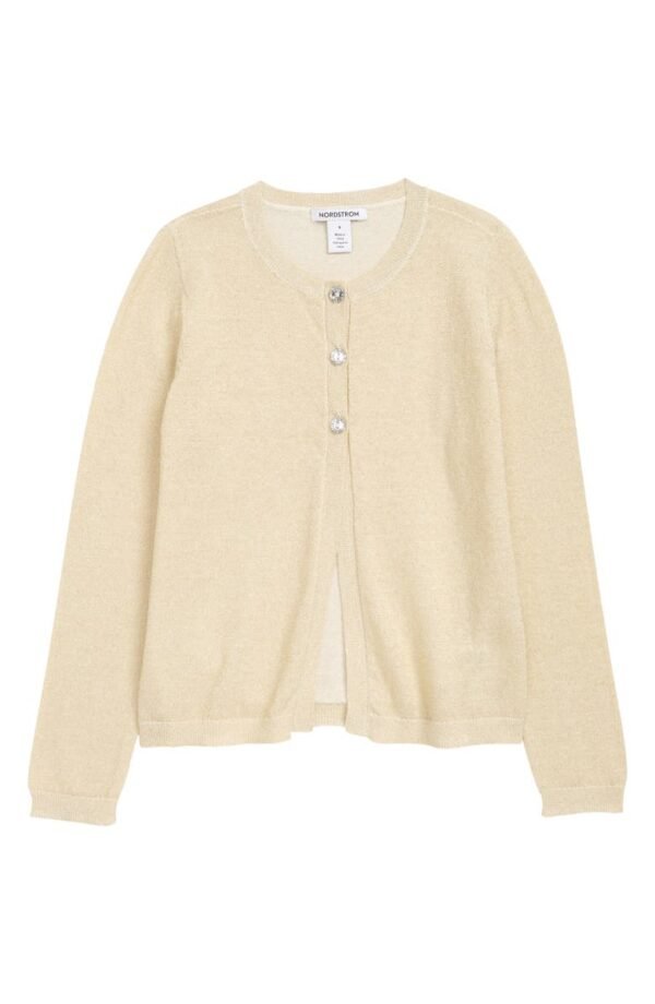 Nordstrom - Kids' Metallic Cardigan