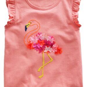 Mini Boden – Kids’ Embroidered 3D Appliqué Tank