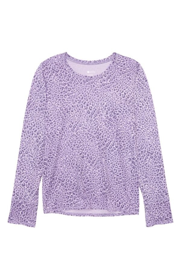 Zella Girl - Kids' Atlas Print Long Sleeve Shirt