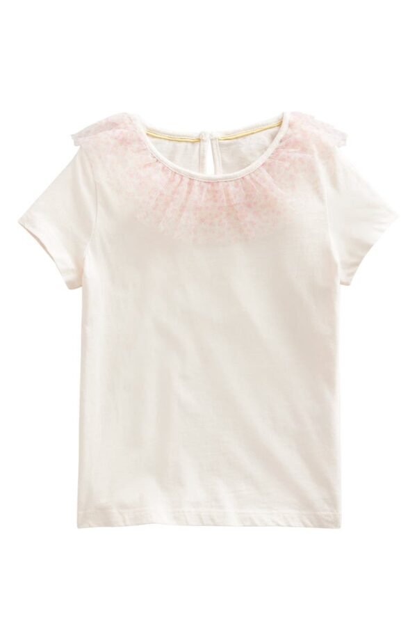 Mini Boden - Kids' Tulle Accent Cotton T-Shirt