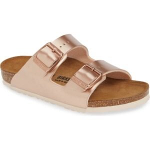 Birkenstock - Arizona Metallic Slide Sandal