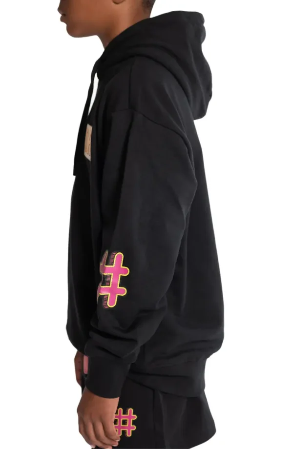 D.RT - Hashtag Cotton Hoodie - Image 3