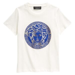 Versace – Kids’ Medusa Logo Cotton Graphic Tee