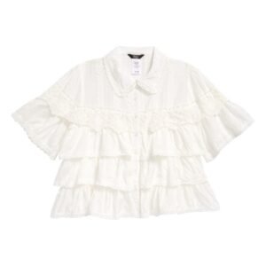 Truce – Kids’ Lace Trim Tiered Top