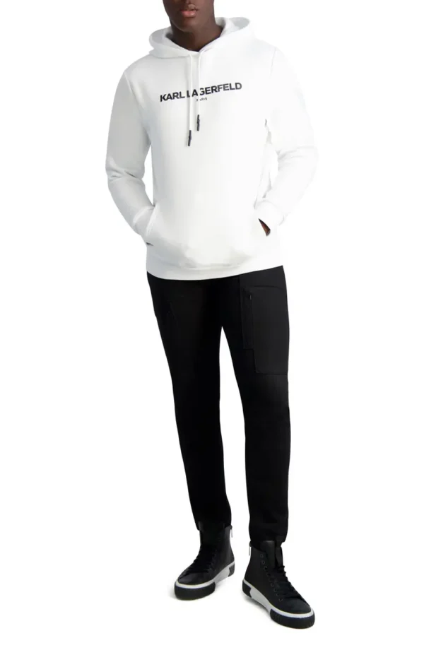 KARL LAGERFELD PARIS - Embossed Logo Hoodie - Image 7