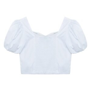 Truce – Kids’ Smocked Cotton Crop Top
