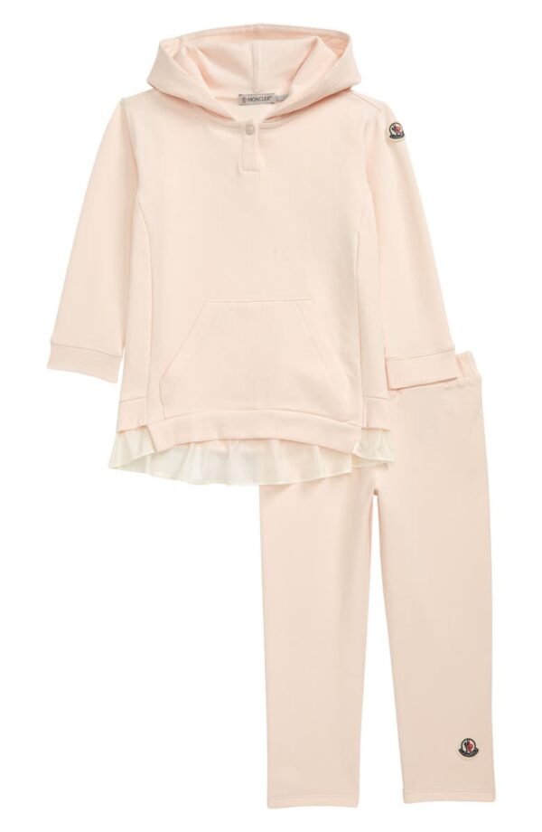 Moncler - Kids' Stretch Cotton Hoodie & Pants Set
