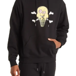 ICE CREAM – Cones Cotton Graphic Hoodie