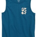 Open Edit – Kids’ Organic Cotton Graphic Muscle Tank