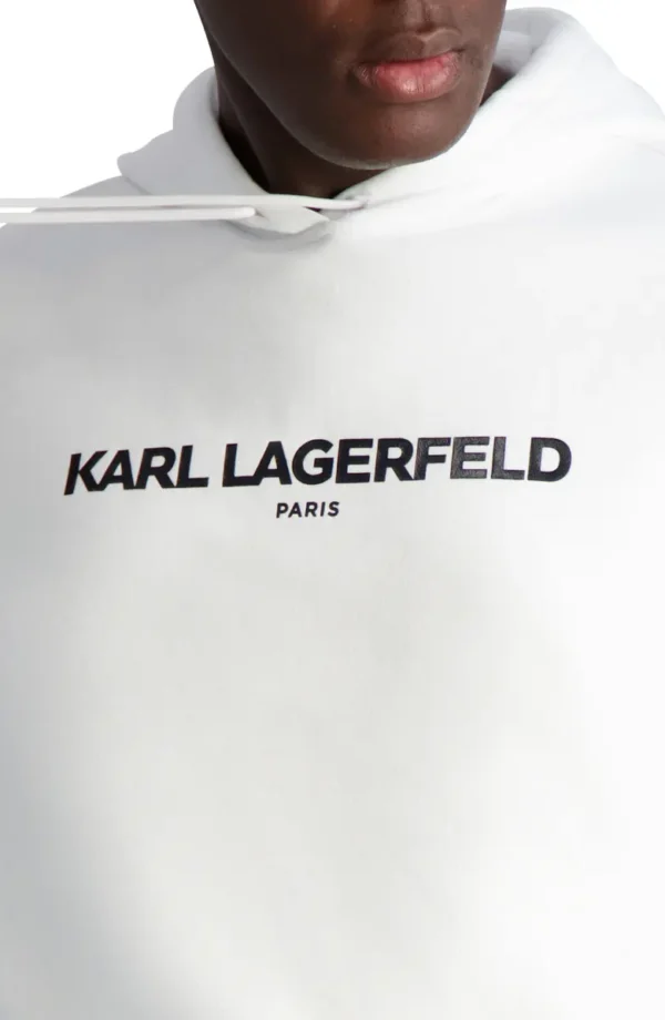 KARL LAGERFELD PARIS - Embossed Logo Hoodie - Image 8