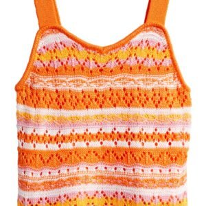 Truce – Kids’ Stripe Crochet Tank Top