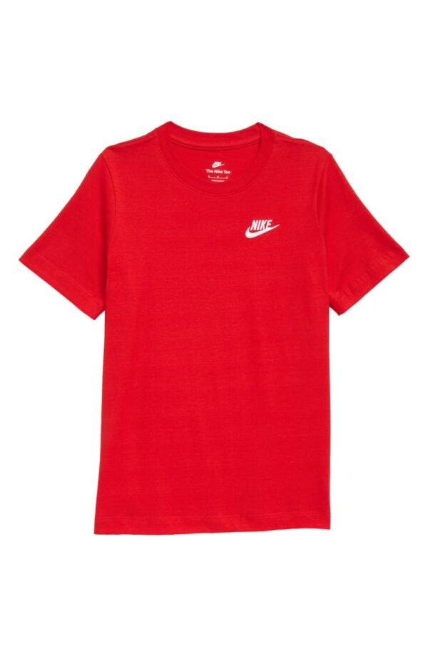 Nike - Sportswear Kids' Embroidered Swoosh T-Shirt