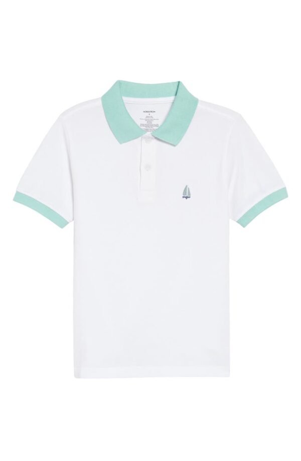 Nordstrom - Kids' Embroidered Piqué Polo