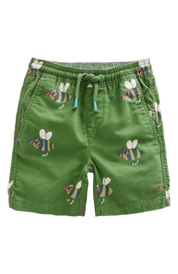 Mini Boden - Kids' Print Cotton Drawstring Shorts