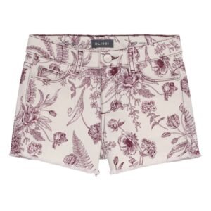 DL1961 - Kids' Lucy Floral Cutoff Denim Shorts